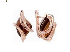 фото Серьги  fallon - (артикул - 18e01725-FF8330)